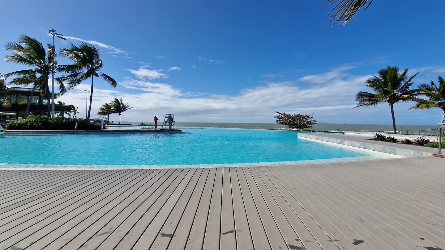 De lagoon in Yeppoon