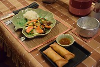Kip cashew en loempia's zijn goed gelukt :)