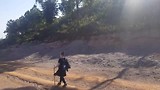 Uitzicht tijdens het lopen