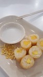 Weer lekker aan de sticky rice with mango