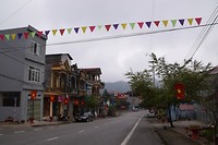 Dorpje onderweg
