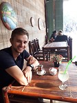 Aan de Vietnamese koffie