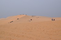 White sand dunes
