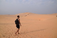 White sand dunes