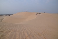 White sand dunes