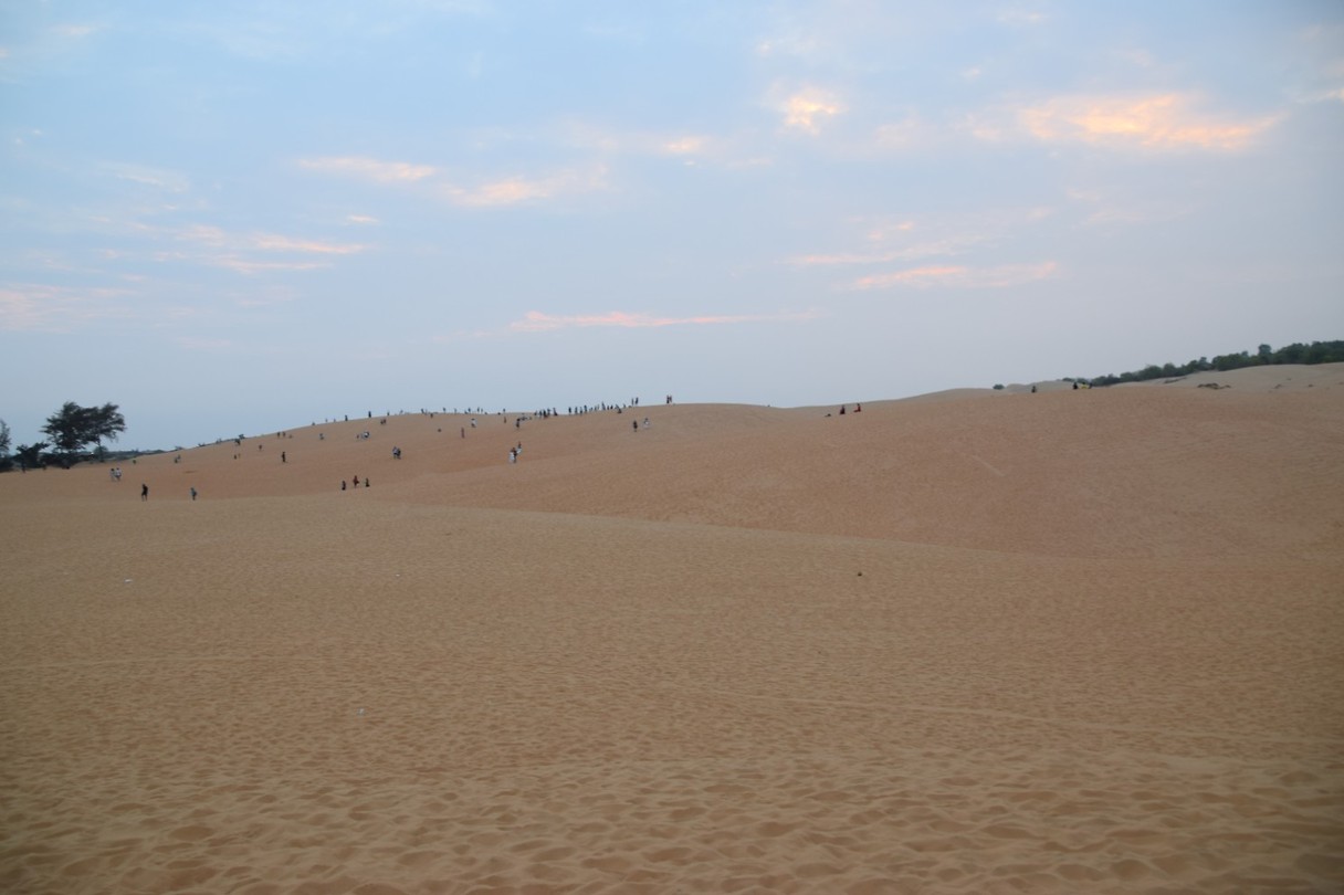 Red sand dunes