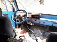 Voorin de jeepney