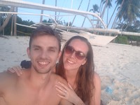 Op het strand