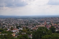 Uitzicht over de stad
