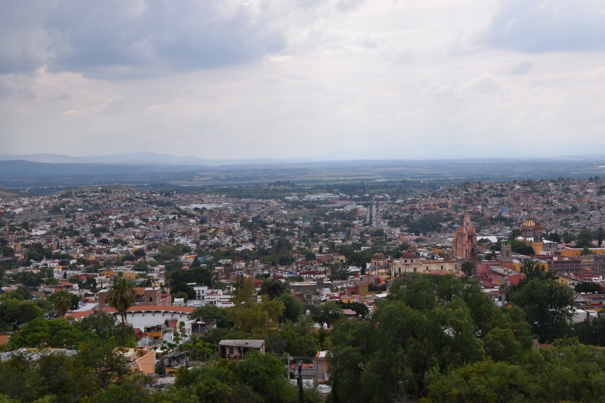 Uitzicht over de stad