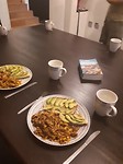 Voor het eerst weer samen gekookt!