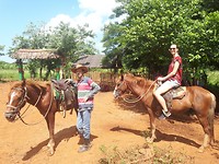 Ik op een paard, wie had dat gedacht?!