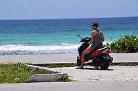 Lekker op de scooter