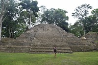 Cahal Pech ruïnes