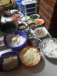 Vullingen voor de pupusas