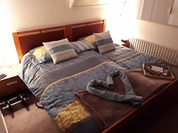 Gelukkig is onze kamer al helemaal klaar bij Jos & Annelies!