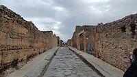 Straatbeeld Pompei