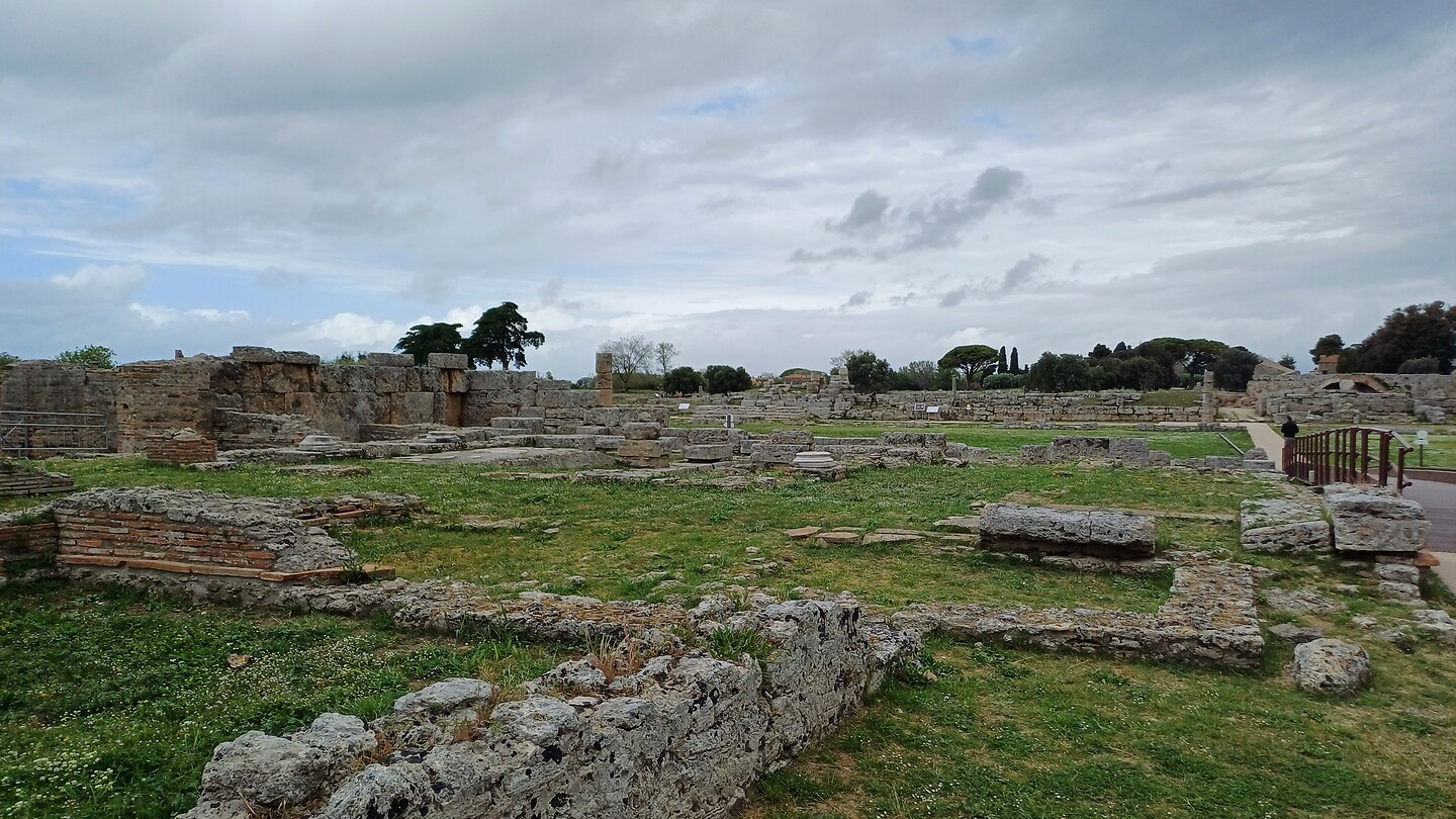 Ruïnes van de oude stad Paestum