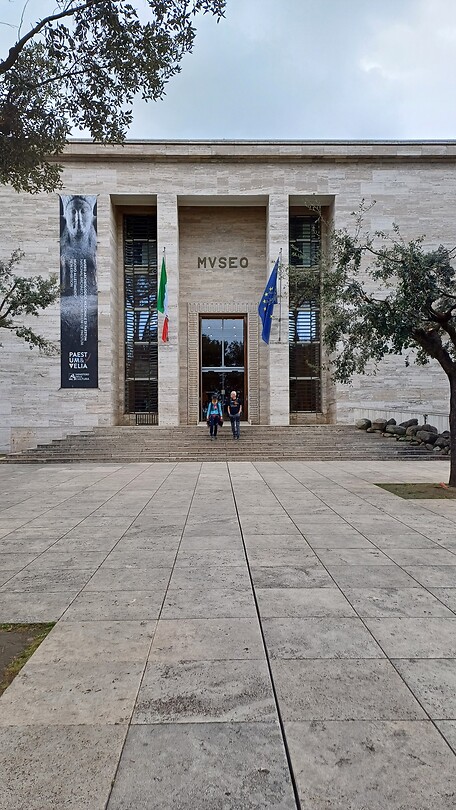 Het Museum van Paestum