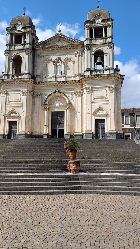De kerk van Zafferana Etnea