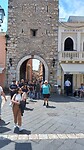 De stadpoort Taormina