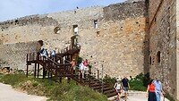 Toegang via fort tot oude stad gedeelte Otranto