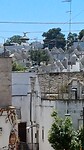 Uitzicht op de trulli wijk Alberobello