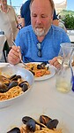 Vooraf spaghetti met mosselen en garnalen