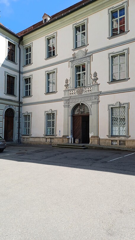 Ingang klooster en museum Ottobeuren