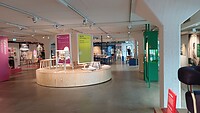 In het museum