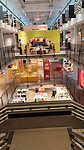De 3 etages van het museum