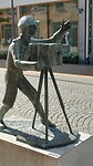 Een kunstwerk in Kristianstad