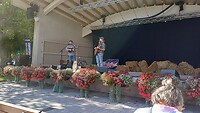 Muziek optreden oogstfeest