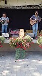 Een muziek optreden bij oogstfeest Kristianstad