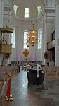 De binnenkant van de Svenska Kyrkan