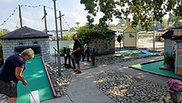 De minigolfbaan