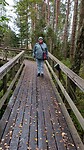 Het begin van onze route in het park