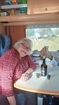Na de wandeling een lekker borreltje