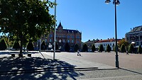 Het centrum van Varberg