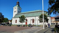De kerk in Varberg
