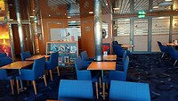 De lounge op de Ferry naar Frederikshaven in Denemarken