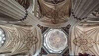 Het plafond van de "nieuwe" kathedraal