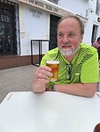 Op terras biertje na de tandarts
