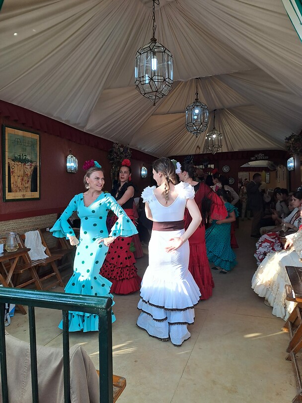 Dansen in tent