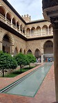 Een patio in het paleis