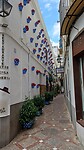Mooi versierd straatje