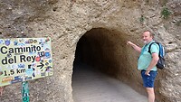 Het begin punt van de wandeltocht Caminito del Rey