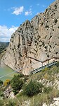 Het einde van de wandel caminito del rey