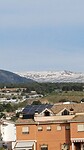 Uitzicht vanaf de camperplaats op de Sierra Nevada