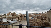 Uitzicht vanaf een dakterras van een hotel in Granada